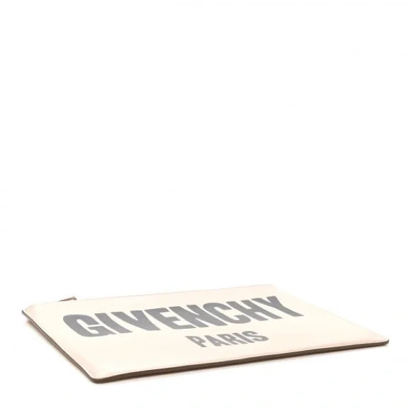 Givenchy Calfskin Logo Zip Pouch Pink - Picture 8 of 8